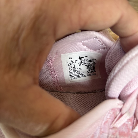 Girl's Nike Free RN 2021 'Pink Foam' CZ3996 610 Sz 1 Youth - Picture 9 of 12